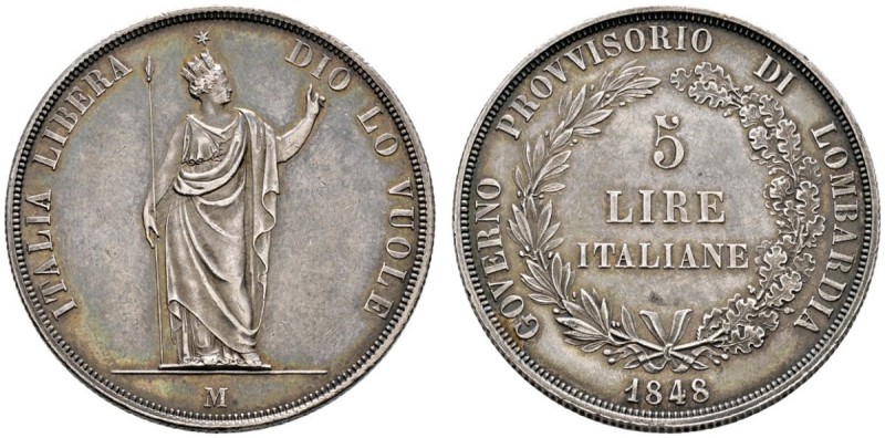 Ausländische Münzen und Medaillen 
 Italien-Lombardei und Venetien 
 Provisori...