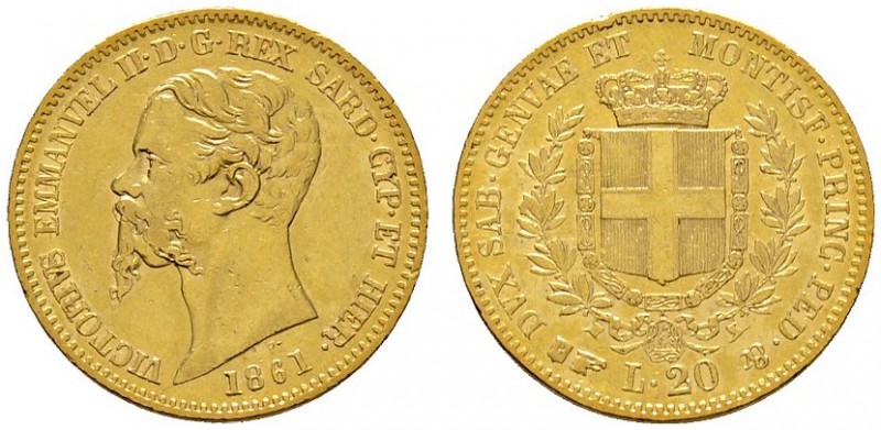 Ausländische Münzen und Medaillen 
 Italien-Sardinien 
 Vittorio Emanuele II. ...
