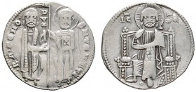 Ausländische Münzen und Medaillen 
 Italien-Venedig 
 Raniero Zeno 1253-1268 
 Grosso o.J. Paol. p. 19/1, Gamb. 32.
 kleine Kratzer, sehr schön