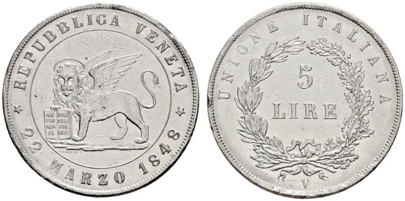 Ausländische Münzen und Medaillen 
 Italien-Venedig 
 Provisorische Regierung ...