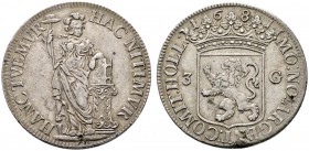 Ausländische Münzen und Medaillen 
 Niederlande-Holland 
 3 Gulden 1681. Delm. 1126, Dav. 4952.
 selten, kleine Schrötlingsfehler, sehr schön-vorzü...