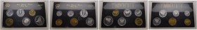 Ausländische Münzen und Medaillen 
 Polen 
 Republik 
 Konvolut von 2 Kursmünzensätzen (6-teilig) der Jahre 1981 (10 Groszy bis 10 Zlotych B. Prus)...