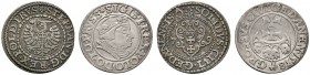 Ausländische Münzen und Medaillen 
 Polen-Danzig, Stadt 
 Stephan Bathory 1576-1586. Lot (2 Stücke): Schilling 1579. Dazu: Sigismund I., Groschen 15...