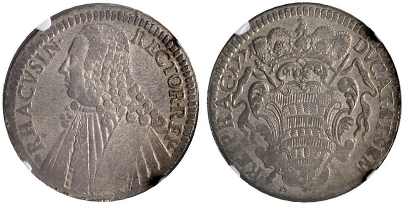 Ausländische Münzen und Medaillen 
 Ragusa, Republik 
 Rektoratstaler 1771. Mz...