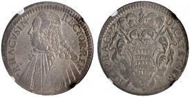 Ausländische Münzen und Medaillen 
 Ragusa, Republik 
 Rektoratstaler 1771. Mzz. D-M. Dav. 1639. In US-Plastikholder der NGC (slapped) mit der Bewer...