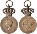 Ausländische Münzen und Medaillen 
 Rumänien 
 Carol II. 1930-1940 
 Medaille des Ordens Ferdinand I. o.J. (verliehen ab 1929). Büste des Königs Fe...