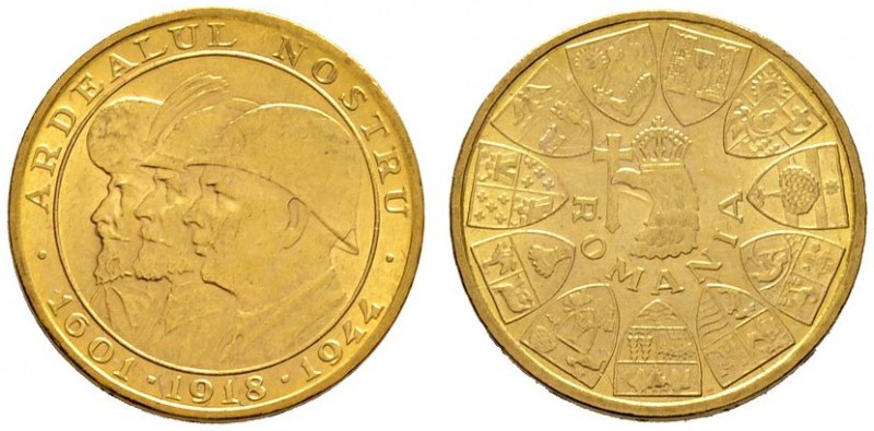 Ausländische Münzen und Medaillen 
 Rumänien 
 Mihai I. 1940-1947 
 20 Lei 19...