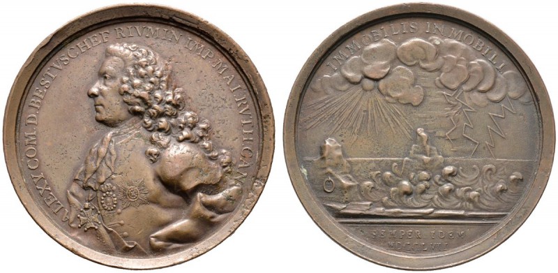 Ausländische Münzen und Medaillen 
 Rußland 
 Katharina II. 1762-1796 
 Bronz...
