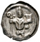 Ausländische Münzen und Medaillen 
 Schweiz-Basel, Bistum 
 Berthold II. von Pfirt 1248-1262 
 Pfennig. Von vorn stehender Bischof mit Mitra und Ka...