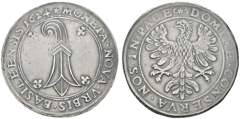 Ausländische Münzen und Medaillen 
 Schweiz-Basel, Stadt 
 Taler 1624. Baslers...