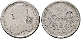 Ausländische Münzen und Medaillen 
 Schweiz-Bern 
 Französischer Laubtaler 1784 -Paris- mit Berner Gegenstempel und der Wertbezeichnung 40 Batzen (1...