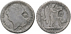 Ausländische Münzen und Medaillen 
 Schweiz-Bern 
 Französischer Konventionstaler (Ecu constitutionelle) 1792 -Paris- mit Berner Gegenstempel und de...