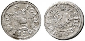 Ausländische Münzen und Medaillen 
 Schweiz-Chur, Bistum 
 Johann VI. Flugi von Aspermont 1636-1661. Kreuzer 1646. Mit Brustbild Hl. Luzius sowie Ti...