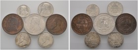 Ausländische Münzen und Medaillen 
 Südafrika 
 Republik 
 Lot (7 Stücke): 2 1/2 Shillings 1897, Shilling 1892, 1894 und 1896, 6 Pence 1897 sowie C...