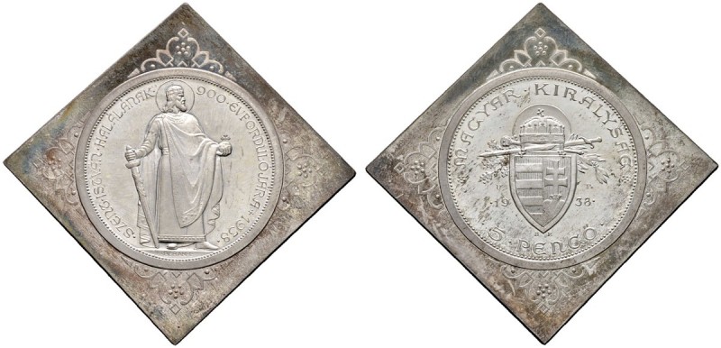Ausländische Münzen und Medaillen 
 Ungarn 
 Reichsverweser Miklós Horthy 1920...