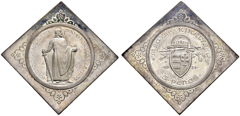 Ausländische Münzen und Medaillen 
 Ungarn 
 Reichsverweser Miklós Horthy 1920...