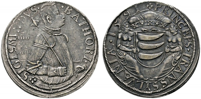 Ausländische Münzen und Medaillen 
 Ungarn-Siebenbürgen 
 Sigismund Bathory 15...