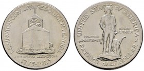 Ausländische Münzen und Medaillen 
 USA 
 Gedenk-1/2 Dollar 1925. Lexington-Concord Sesquicentennial. KM 156.
 vorzüglich-prägefrisch