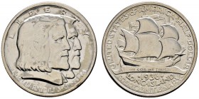 Ausländische Münzen und Medaillen 
 USA 
 Gedenk-1/2 Dollar 1936. Long Island Tercentenary. KM 182.
 vorzüglich-prägefrisch