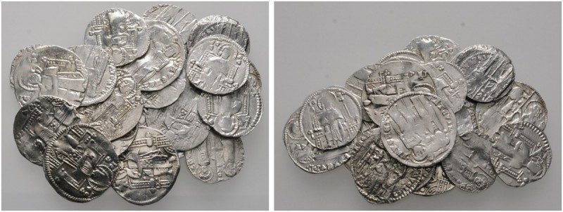 Lots ausländischer Münzen und Medaillen 
 20 Stücke: ITALIEN-VENEDIG . Grossi. ...