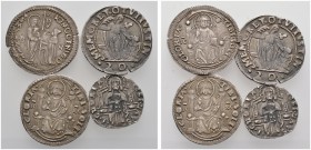 Lots ausländischer Münzen und Medaillen 
 4 Stücke: ITALIEN-VENEDIG . Grosso des M. Steno; Marcello des J. Mocenigo und des A. Barbarigo sowie 1/8 Sc...