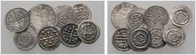Lots ausländischer Münzen und Medaillen 
 8 Stücke: UNGARN . Diverse Mittelalterdenare des 11. und 12. Jh.
 sehr schön, sehr schön-vorzüglich