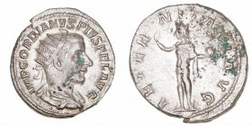 Imperio Romano
 Gordiano III
 Antoniniano. AR. (238-244). R/AETERNITATI AVG. 4.29g. RIC.83. Algún punto de verdín. MBC.