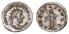 Imperio Romano
 Treboniano Galo
 Antoniniano. AR. (251-253). R/LIBERTAS AVGG. 3.34g. RIC.39. Puntitos de verdín. EBC-.