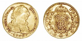 Monarquía Española
 Carlos III
 Escudo. AV. Madrid PJ. 1779. 3.37g. Cal.621. MBC.