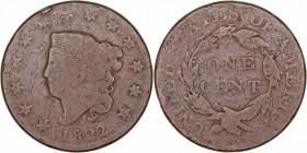 Monedas Extranjeras
 Estados Unidos 
 Cent. AE. 1822. KM.45. BC-/RC.