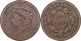 Monedas Extranjeras
 Estados Unidos 
 Cent. AE. 1838. KM.45. RC.