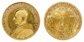 Medallas
 Medalla. AV. Pablo VI. Concilio Vaticano II. 17.49g. 32.00mm. Oro de 917 mil. PROOF.