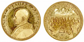 Medallas
 Medalla. AV. Pablo VI. Concilio Vaticano II. 10.59g. 26.00mm. Oro de 917 mil. PROOF.