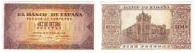 Billetes
 Estado Español, Banco de España
 100 Pesetas. Burgos, 20 mayo 1938. Serie A. ED.432. Ejemplar restaurado. EBC.