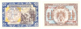 Billetes
 Estado Español, Banco de España
 1 Peseta. 1 junio 1940. Serie C. ED.441a. SC-/SC.