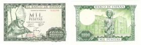 Billetes
 Estado Español, Banco de España
 1000 Pesetas. 19 noviembre 1965. Sin serie. ED.471. Lavado y planchado. EBC-.
