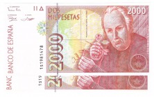 Billetes
 Juan Carlos I, Banco de España
 2000 Pesetas. 24 abril 1992. Serie 1S. Pareja correlativa. ED.482A. SC.