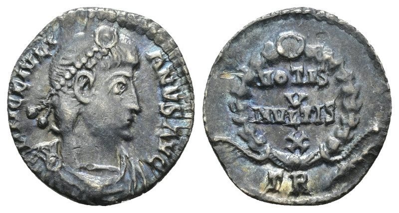 IMPERIO ROMANO. JULIANO II. Silicua. Treveris (361-362). A/ Busto diademado, dra...