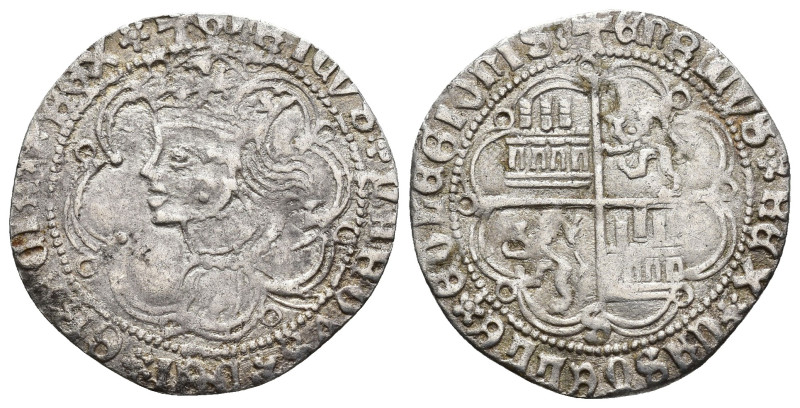 REINOS DE CASTILLA Y LEÓN. ENRIQUE IV. Real. Sevilla. AR 3,01 g. 26 mm. III-687;...