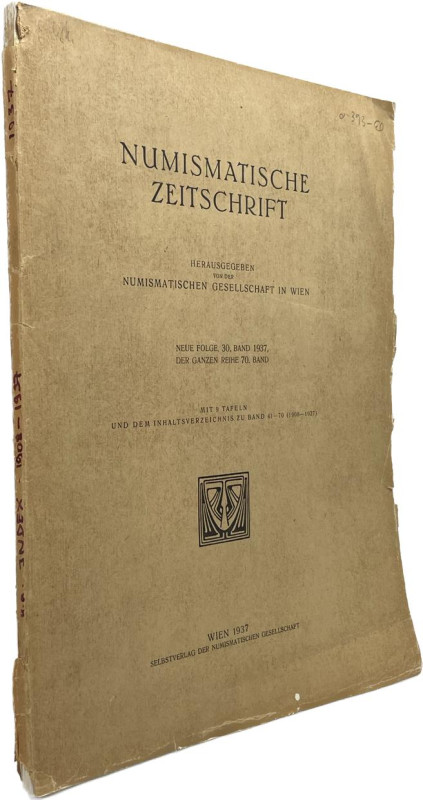 Numismatische Zeitschrift, Wien.


Band 70 von 1937. Enthält u. a.: Wieser, F...