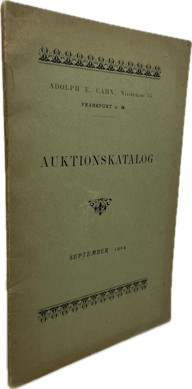 Cahn, A.E., Frankfurt a.M. Auktion 17 vom 27.09.1904.


I. Deutsche Münzen un...