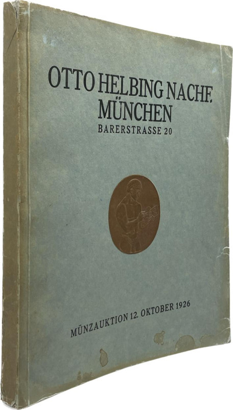 Helbing Nachf., O., München. Auktion 50 vom 12.10.1926.


Sammlung des Regier...