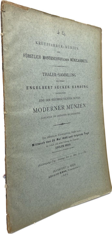 Hess, A., Frankfurt a.M. Auktion 20 vom 26.05.1886.


Kreuzfahrer-Münzen des ...