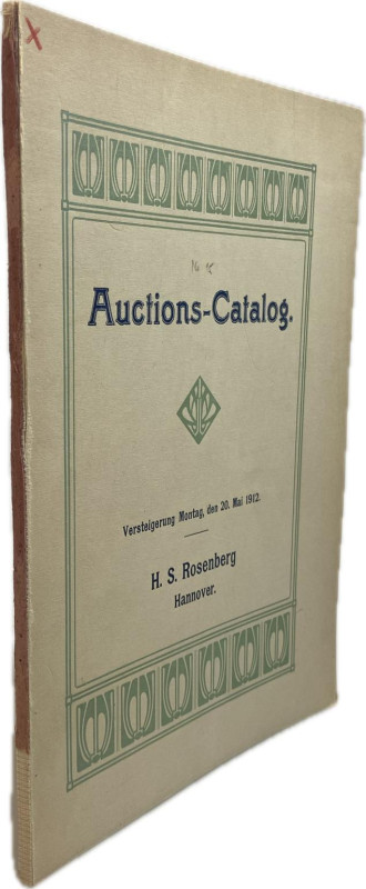 Rosenberg, H.S., Hannover. Auktion 15 vom 20.05.1912.


Münzen und Medaillen ...