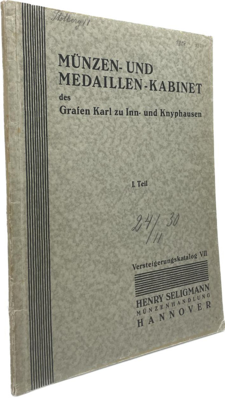 Seligmann, H., Hannover. Auktion 7 vom 24.11.1930.


Münzen und Medaillen-Kab...