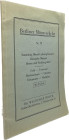 Wruck, W., Berlin. Katalog 29 vom Mai 1959.


Slg. Ludewig-Sommer. Römische Münzen, Hessen und Nachbargebiete, Freimaurermedaillen. 2096 Nrn., 8 Tf...