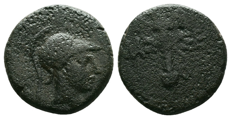 Greek
Pontos, Amisos, AE, Time of Mithradates VI Eupator,Circa 105-90 
Obv: He...