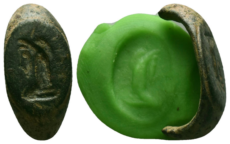 Collectible Items
Ancient Roman Seal Ring , 2nd - 3rd century A.D.

Reference...