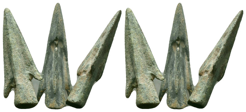 Collectible Items
ANCIENT BRONZE 3 ARROW HEADS.(Circa 2 th Century). Ae.

Ref...