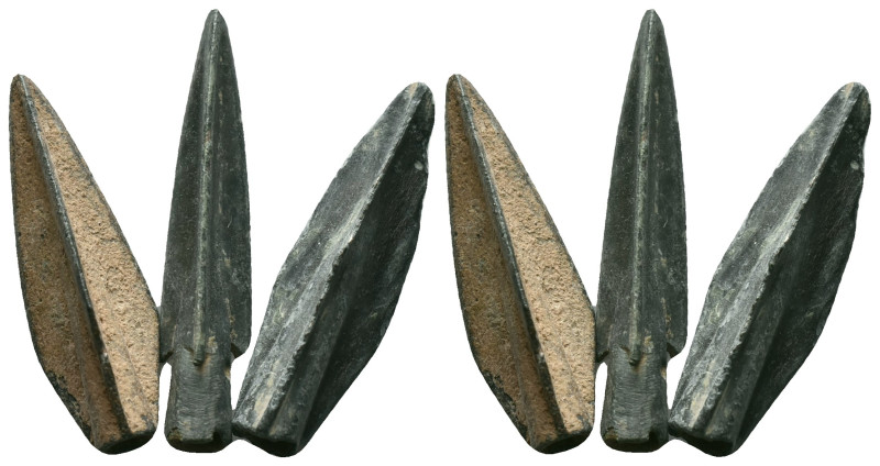 Collectible Items
ANCIENT BRONZE 3 ARROW HEADS.(Circa 2 th Century). Ae.

Ref...